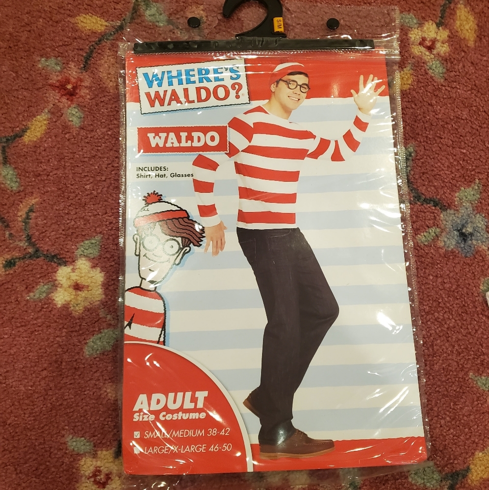 Where's Waldo Adult Costume